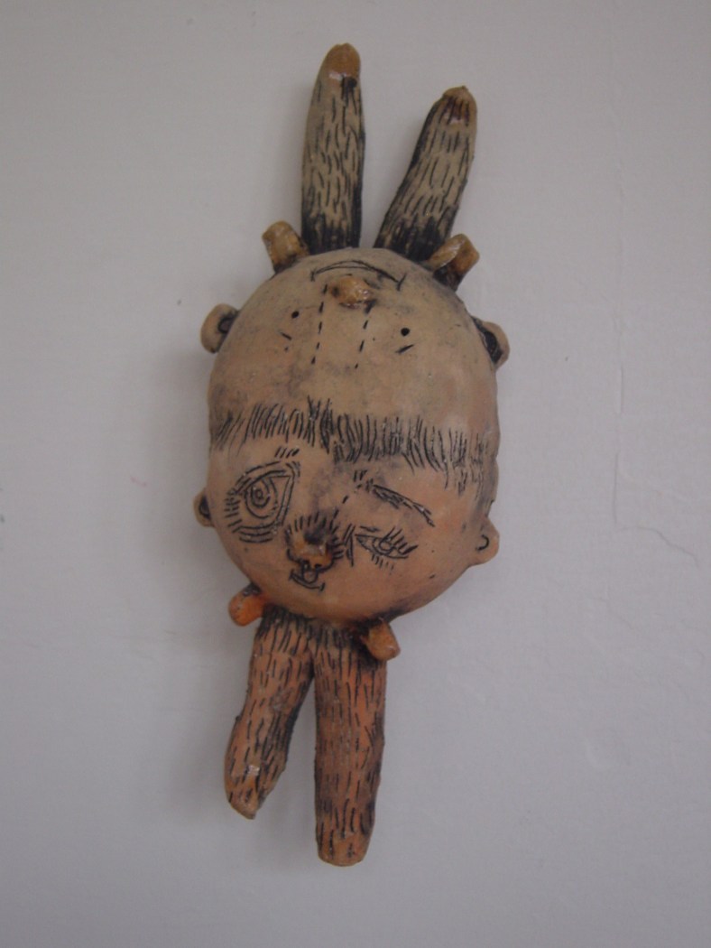 Bertie2 mounted on white field