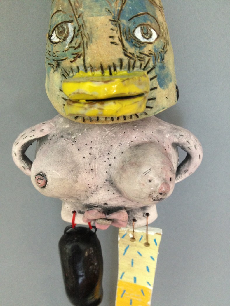 wall hanging. 'Ducky Smiley Face'