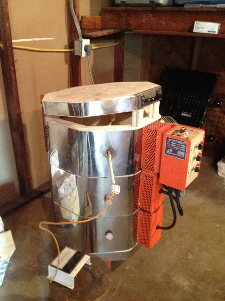 It's a time machine, no  it's  a space ship, no it's R2D2...wait...its Leslie's beautiful kiln!!!