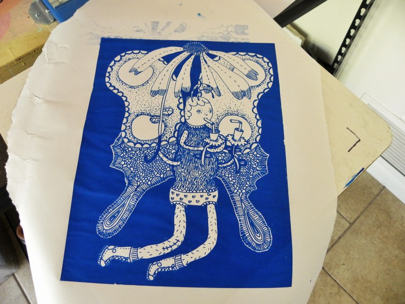 Silk screen print---to be used on t-shirts